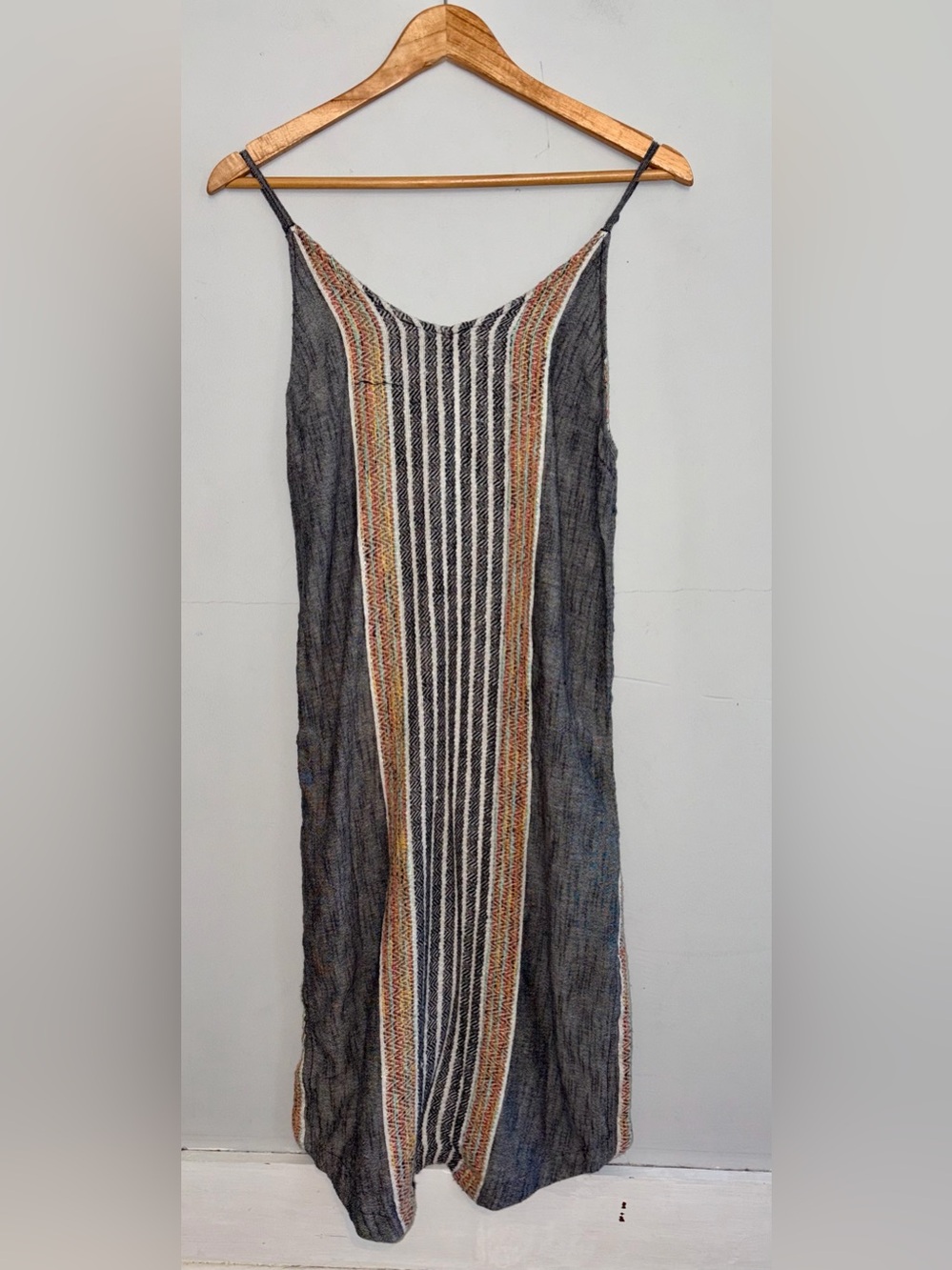 Rip Curl Golden Days Boho Beachy Striped Dress sz S - Picture 2 of 9